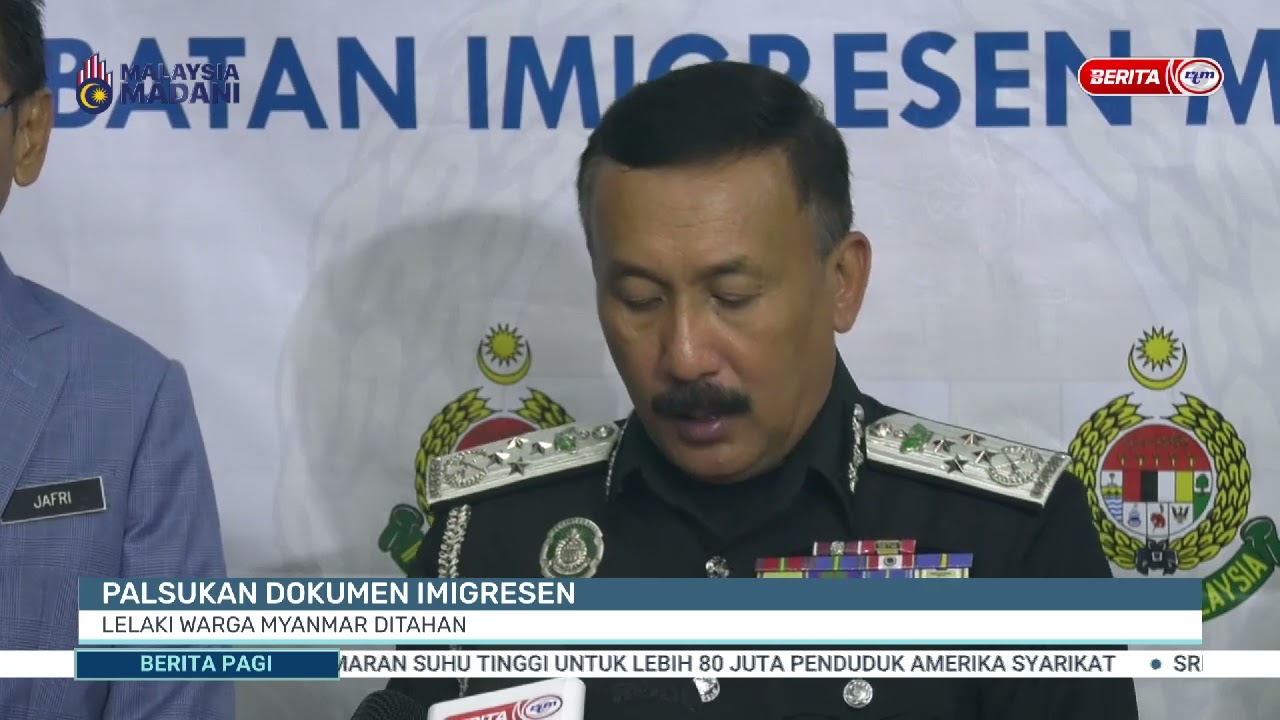 19 JULAI 2023 - BERITA PAGI- PALSUKAN DOKUMEN IMIGRESEN LELAKI WARGA MYANMAR DITAHAN