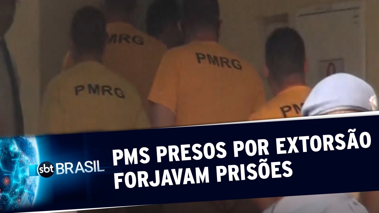 SP: PMs presos por extorquir traficantes também forjavam prisões | SBT Brasil (10/09/20)