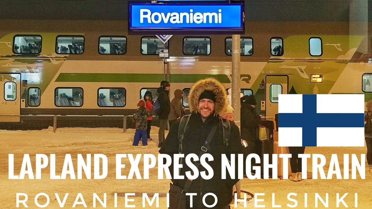 Lapland Santa Claus Express Sleeper Night Train from Rovaniemi to Helsinki 🇫🇮🚃🚉 #rovaniemi #finland