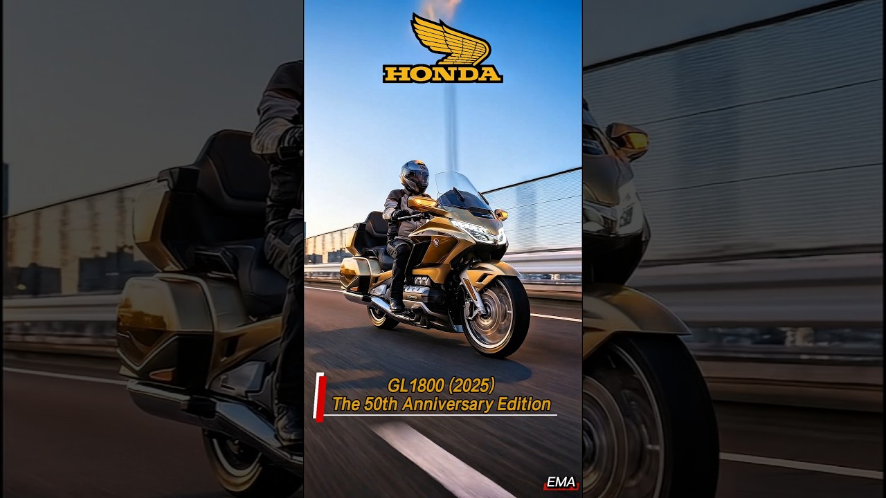 Honda Goldwing 50 Anniversary Evolution (1975-2025)