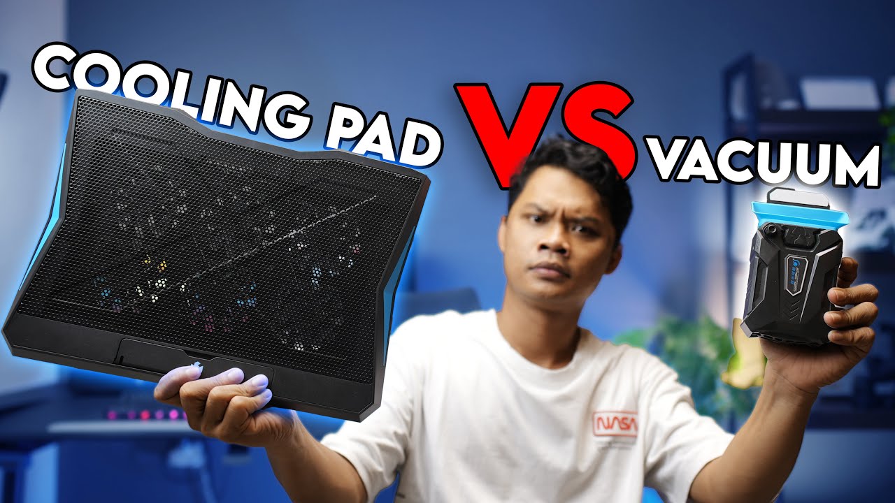 Cooling PAD VS VACUUM ! | Mana Yang lebih dingin Buat LAPTOP GAMING ?