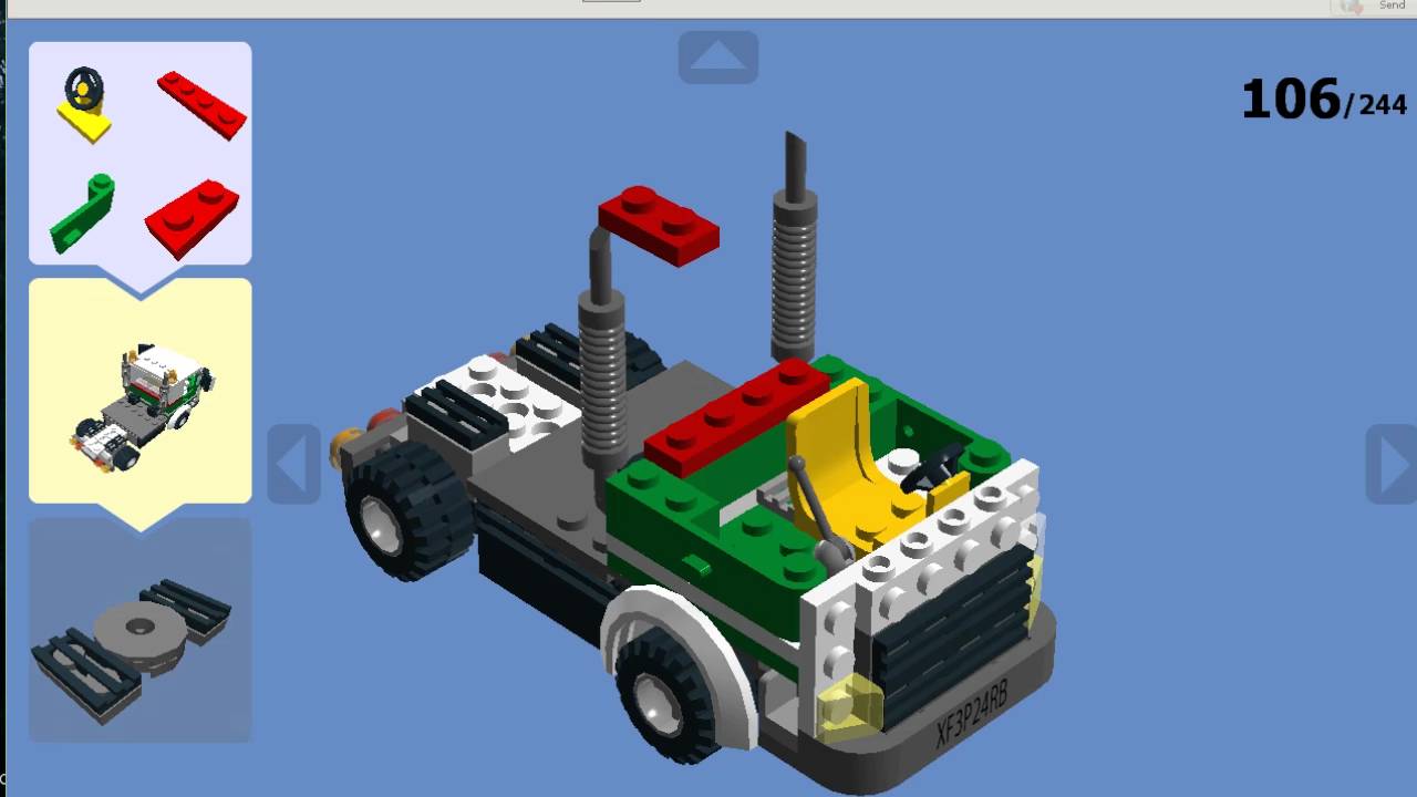 LEGO Digital Designer грузовики, бензовоз