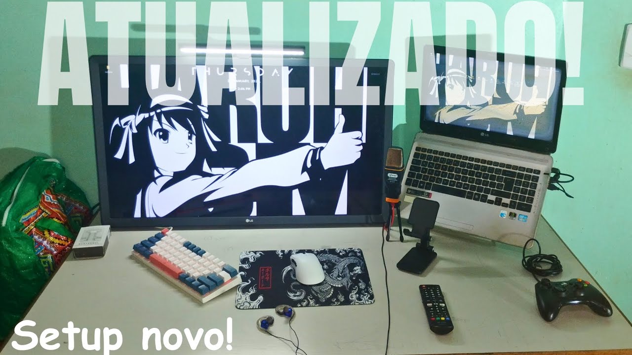 ATUALIZAÇÃO do SETUP! E contei tudo o que aconteceu nesses últimos tempos... Voltei krai kkkk