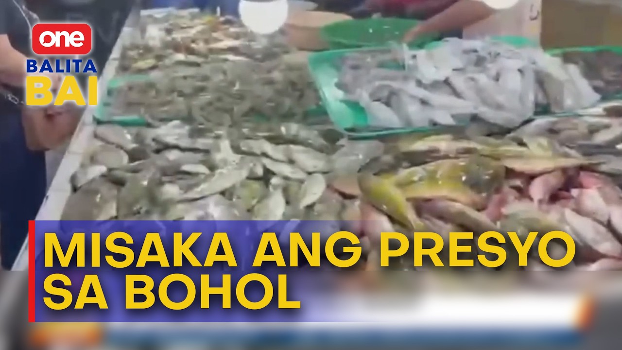 Presyo sa mga pagkaon sa  usa ka merkado sa Bohol, apektado sa pagsaka sa presyo sa gasolina