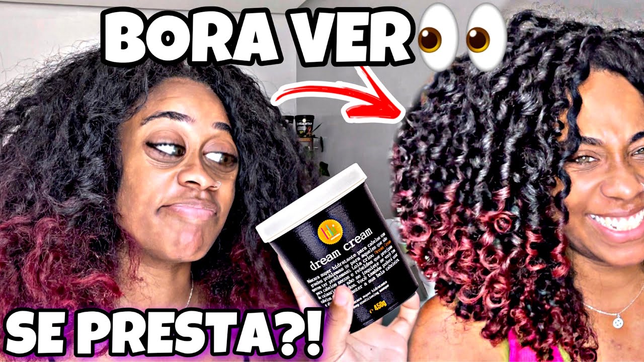 BORA VER SE PRESTA?! Testei a Máscara de tratamento DREAM CREAM da LOLA 🥲
