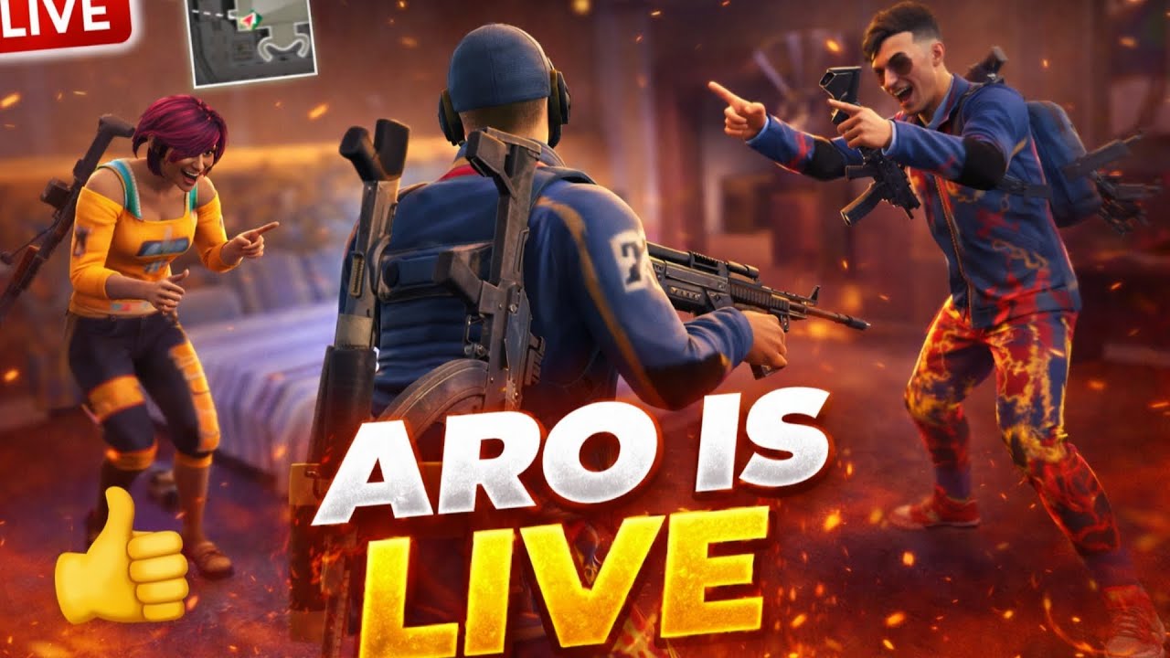 🔴 ScarFall 2.0 LIVE —Life_AROisLIVE  season 4  scarpass giveaway | gameplay samrat rank ❤️
