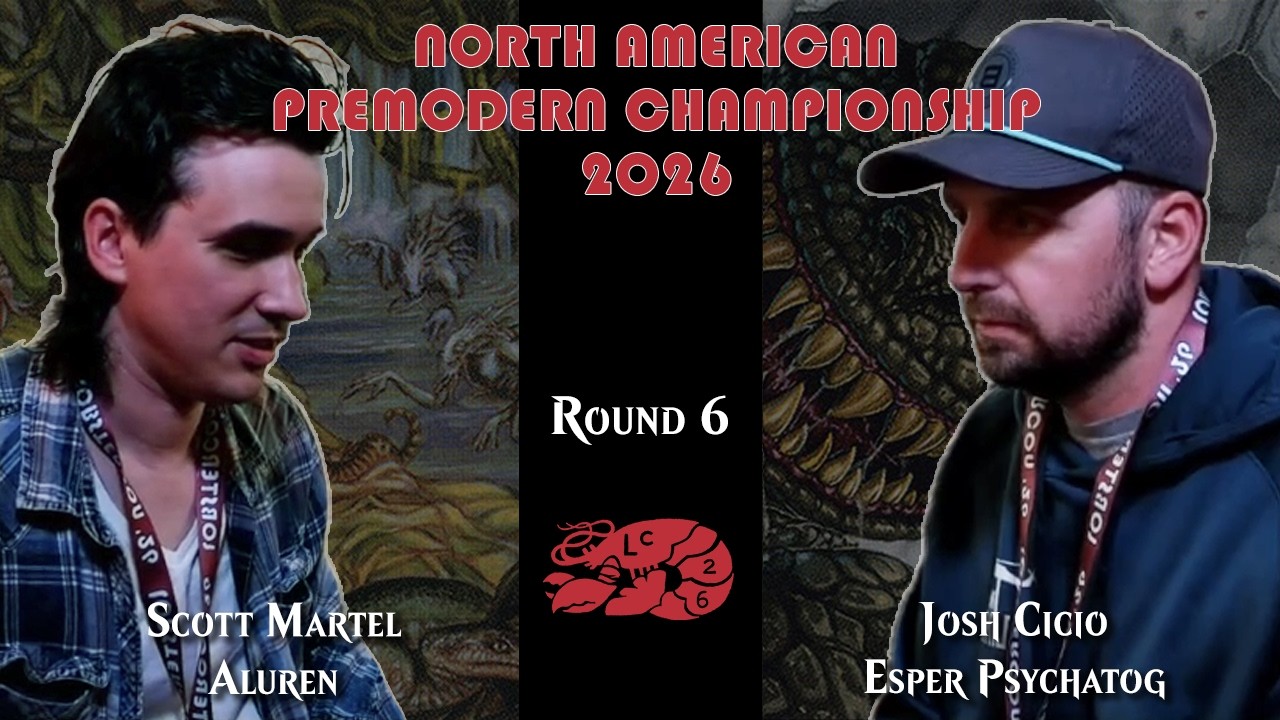 [Premodern] Aluren vs UBW Psychatog - Round 6 - North American Championship 2026 at Lobstercon
