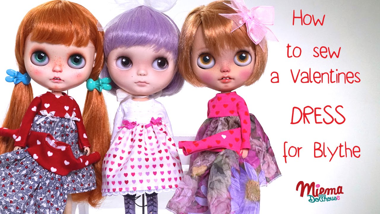 How to make a dress for Blythe dolls / Wie näht man ein Kleid für Blythe Puppen