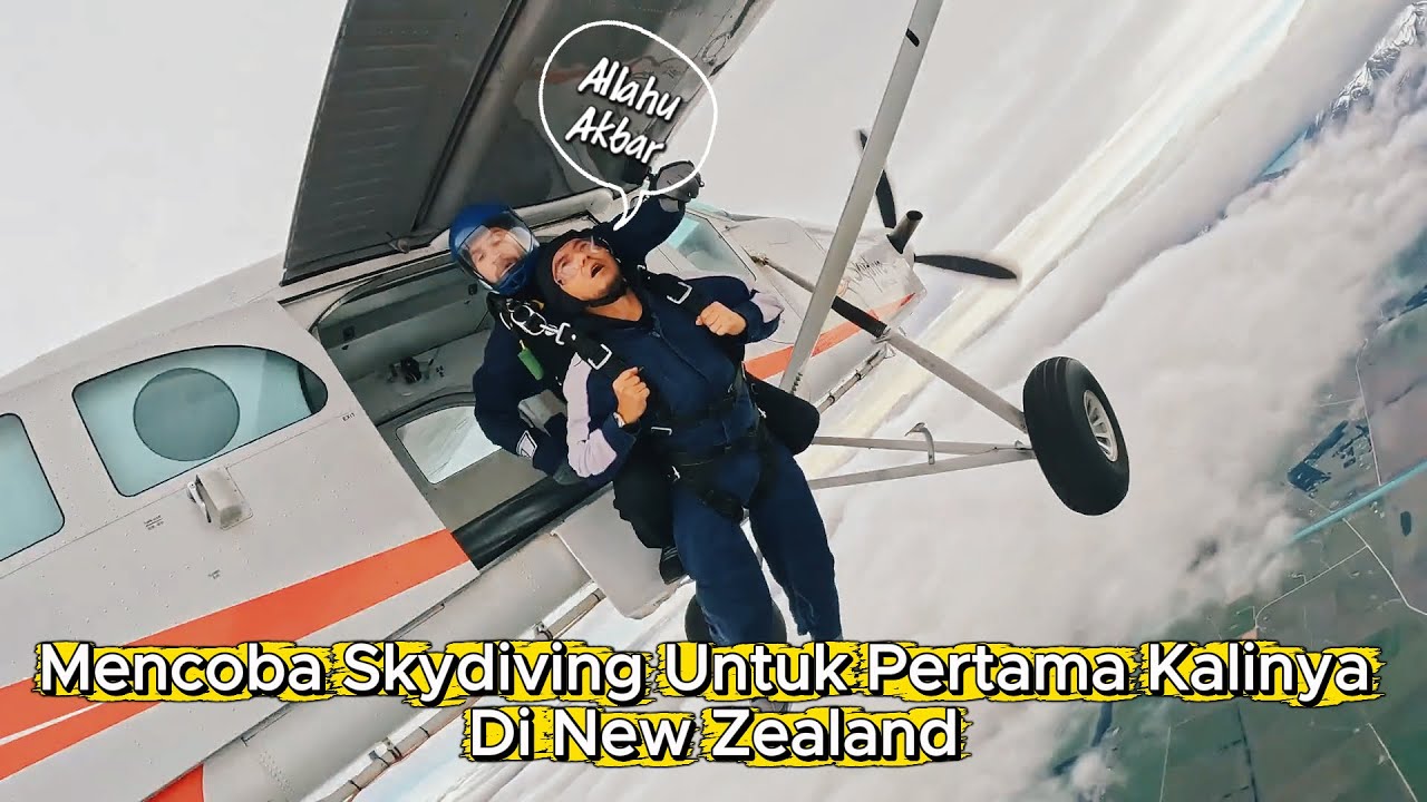 Skydiving di Mt.cook New Zealand bareng prediksi