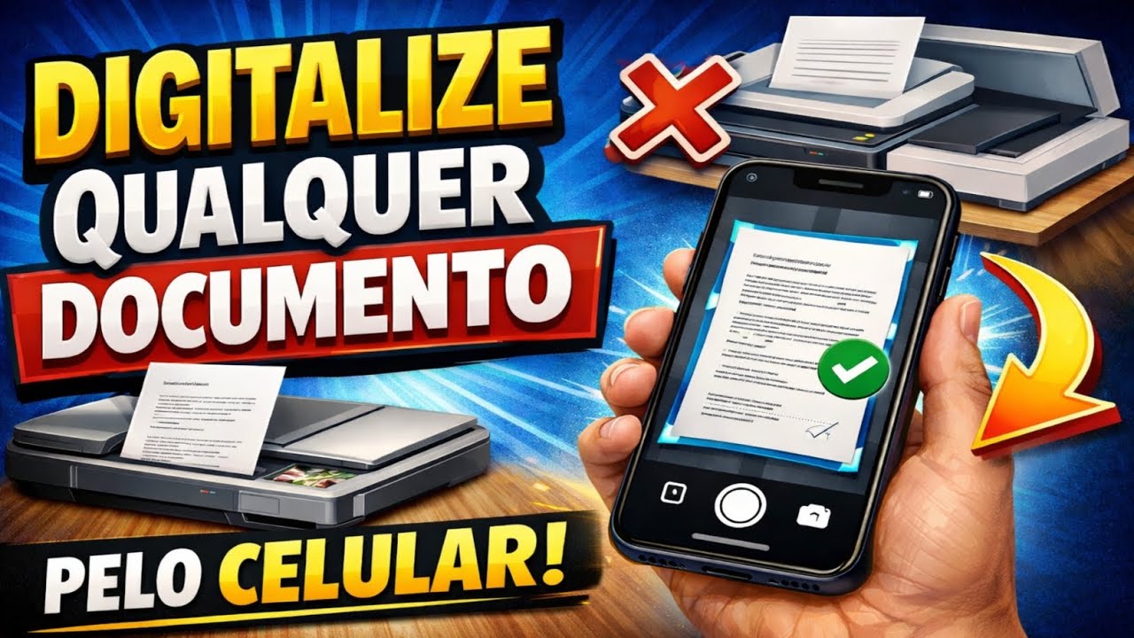 COMO DIGITALIZAR DOCUMENTOS PELO CELULAR EM 2026