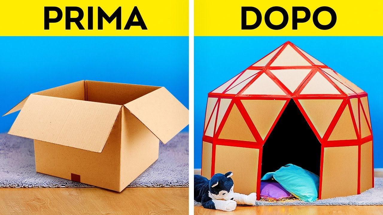 15 IDEE COL CARTIONE || Idee per Riciclare la Plastica in Modo Creativo