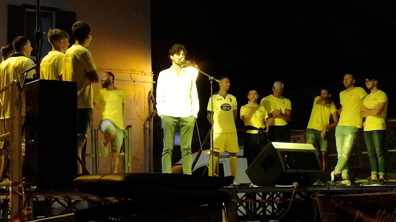 Gianfranco Butinar imitazioni giocatori a Rocca di Papa