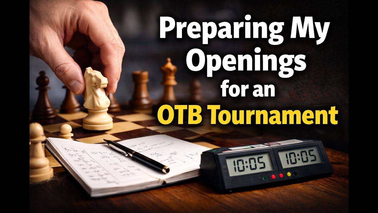 How I Prepare My Openings Before an OTB Tournament