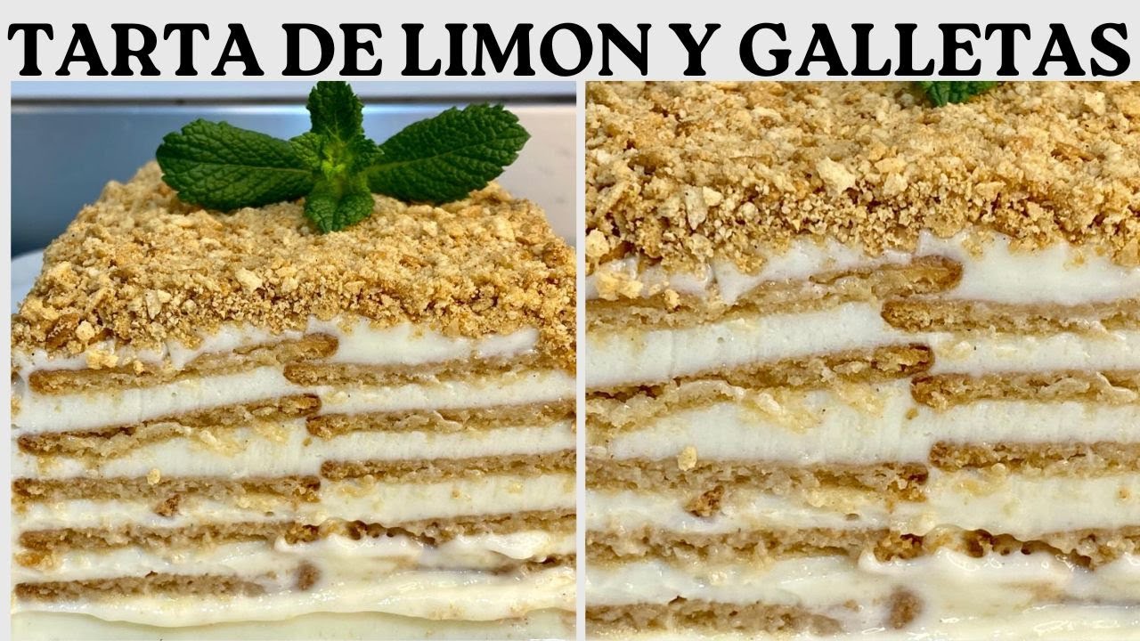 TARTA 🍰  DE LIMON CON GALLETAS  CON ROBOT MAMBO 😋👍👩🏻 🍳!!