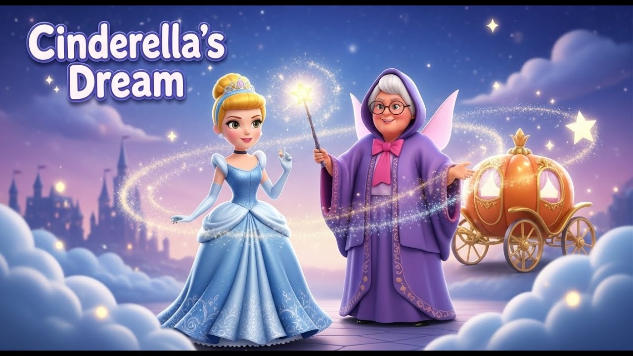 Cinderella’s Dream 👑 Magical Fairy Tale Song for Kids | KidsSongs & Nursery Rhymes