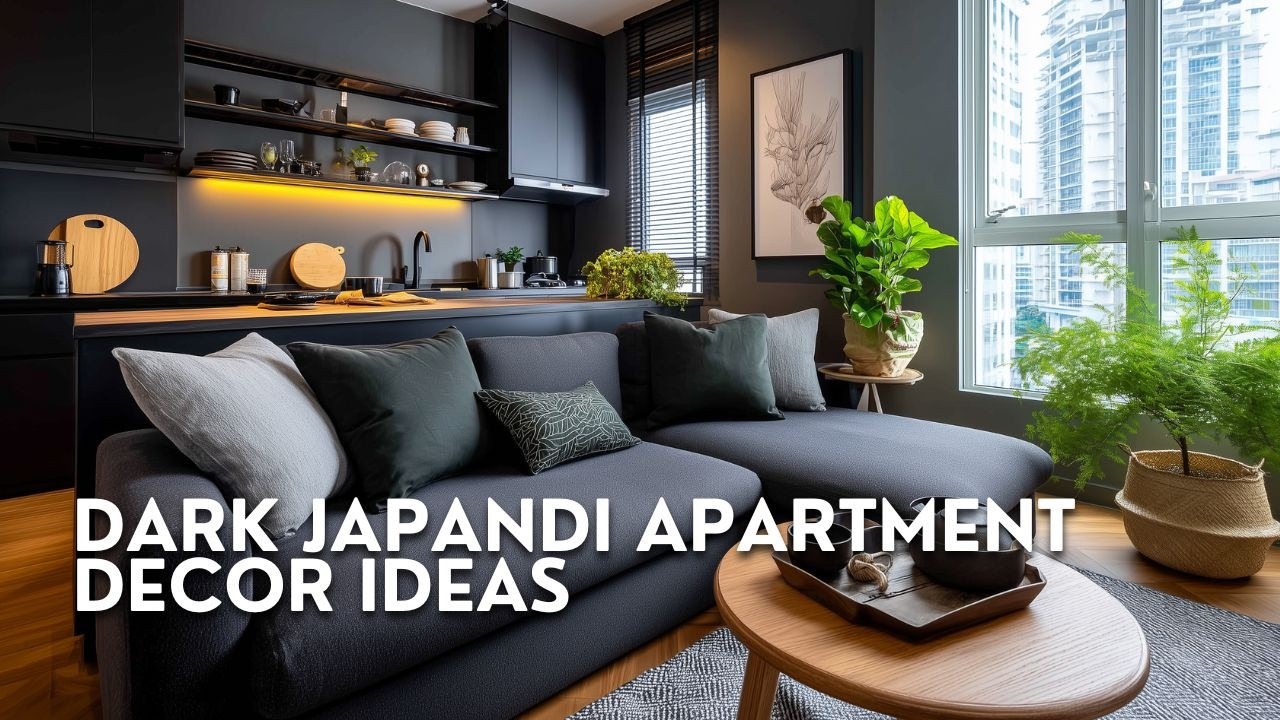 Dark Japandi Decor Ideas for Aesthetic and Cozy Small Apartments