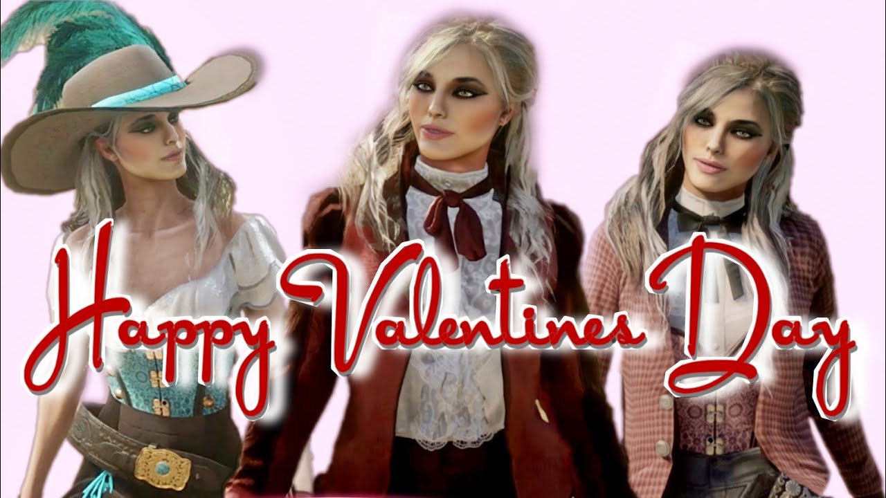 RDR 2 | 3 SUPER CUTE!! Female Valentines Day Outfits (Online)