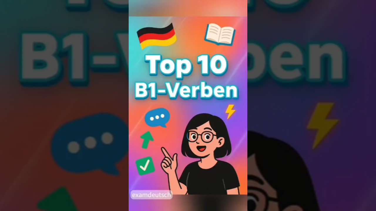 Top 10 B1 German Verbs! 🔥🇩🇪