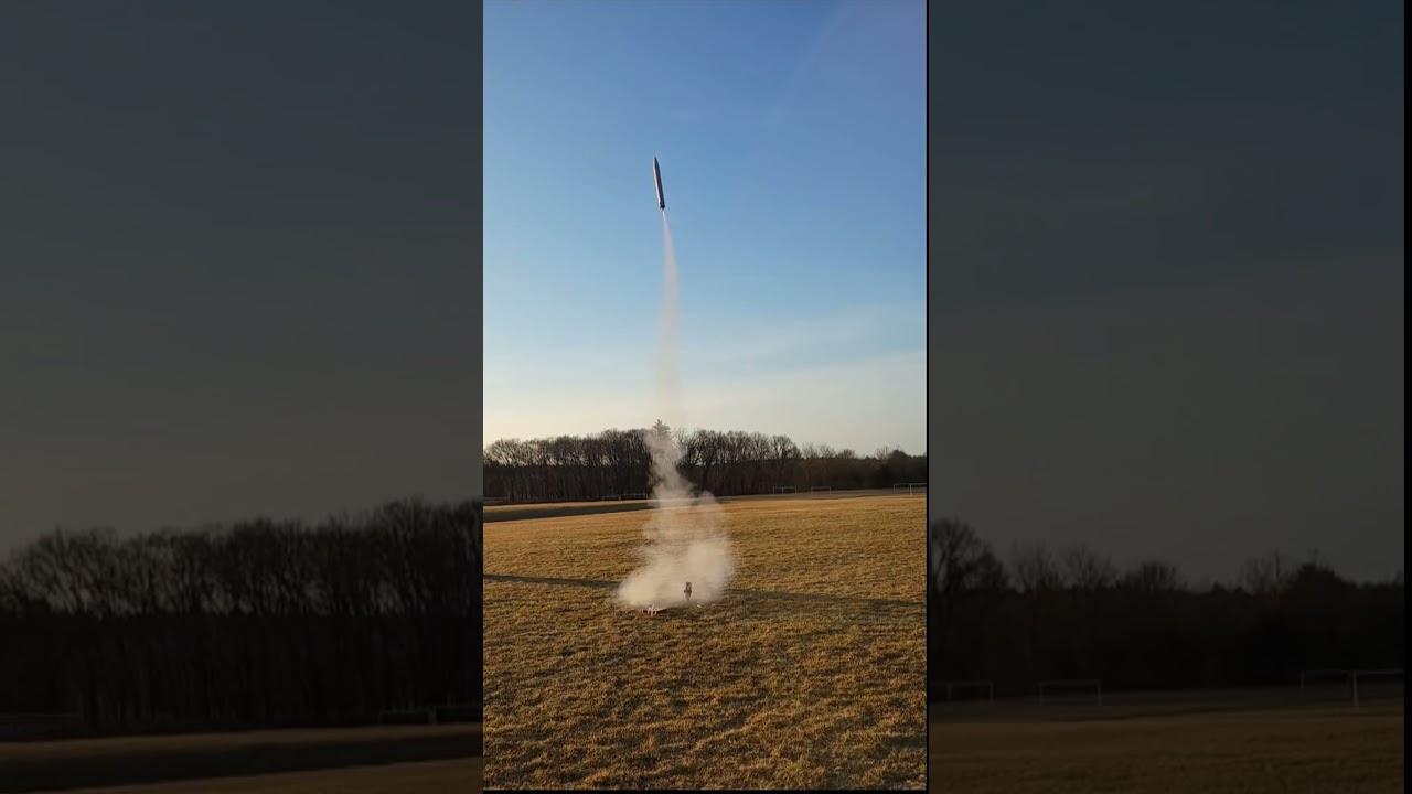 I successfully thrust vectored a model rocket first try!