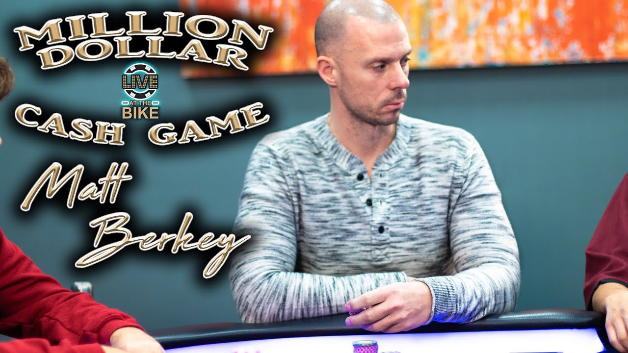 MILLION DOLLAR CASH GAME - Matt Berkey Goes Nuts ♠ Live at the Bike!