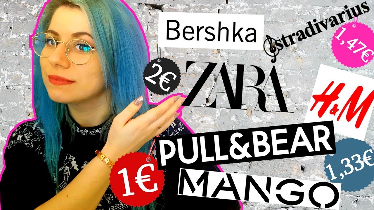 BIG HAUL BON PLAN, MAX 3€ ! ZARA , H&M , BERSHKA , MANGO , STRADIVARIUS ...