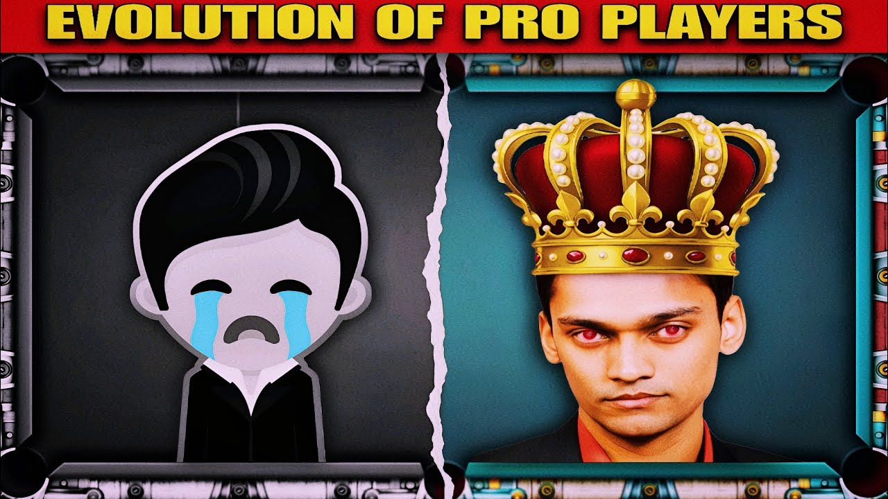 The EVOLUTION Of PRO Players In 8Ball Pool