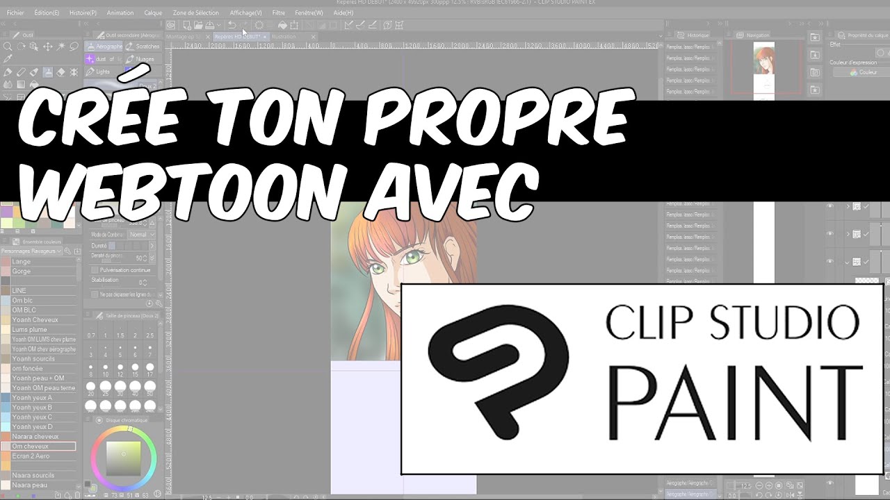 Crée ton propre webtoon avec Clip Studio Paint !