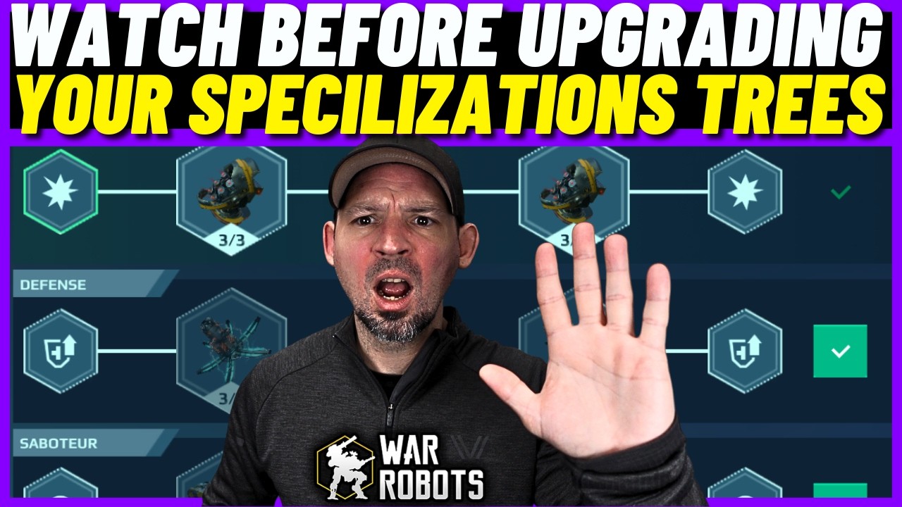Specializations - 3 Upgrade Methods - Cheap to Expensive - War Robots Specializations Guide