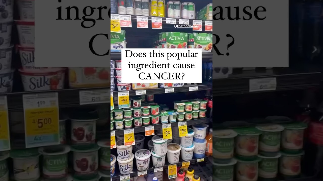 Carrageenan is a thickener added to yogurts, ice cream, coffee creamers, and more.