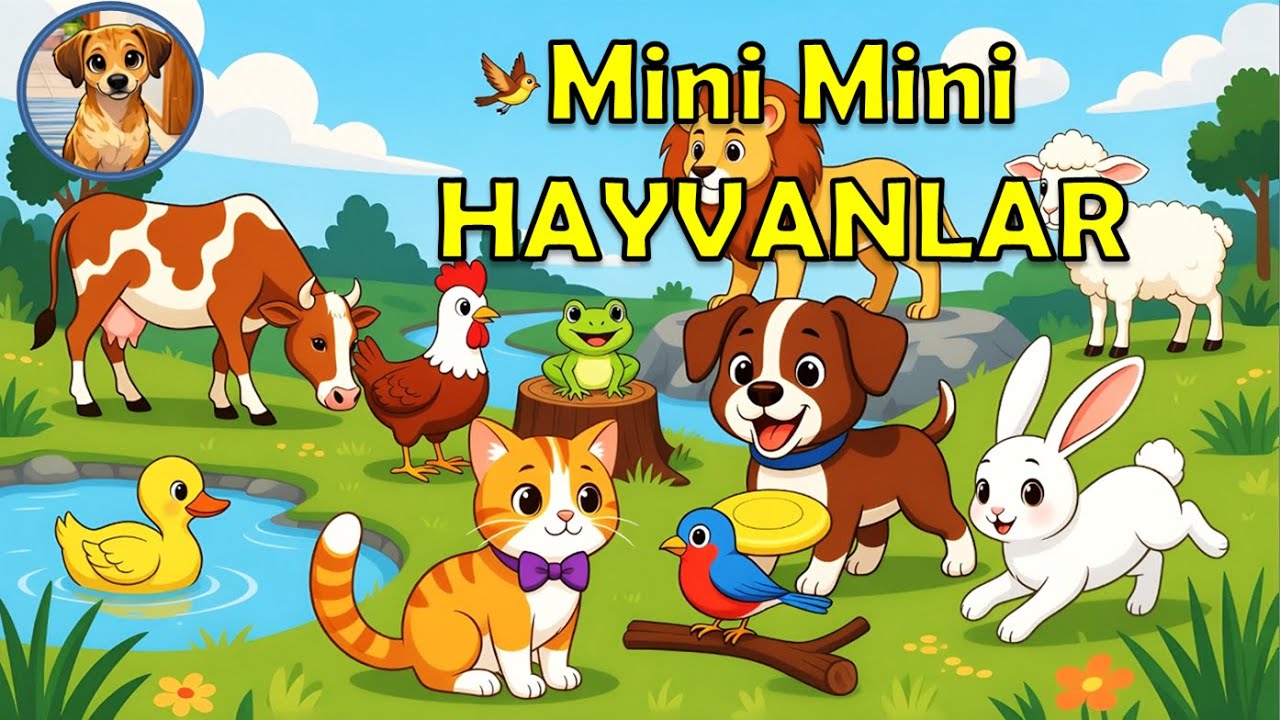 Mini Mini Hayvanlar | Eğlenceli Çocuk Şarkıları | Neşeli Gofret #çocukşarkıları #hayvanlar