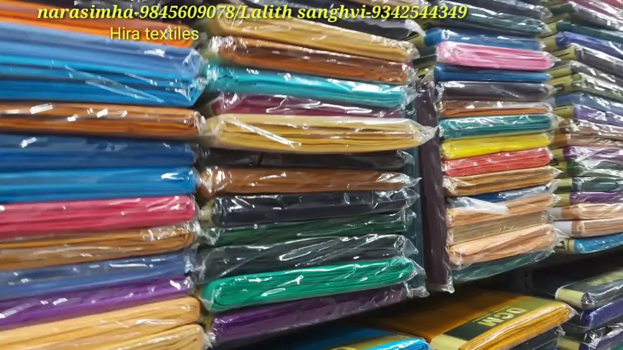 Chickpet Bangalore Wholesale Lining material, Blouse pieces | Bangalore shopping