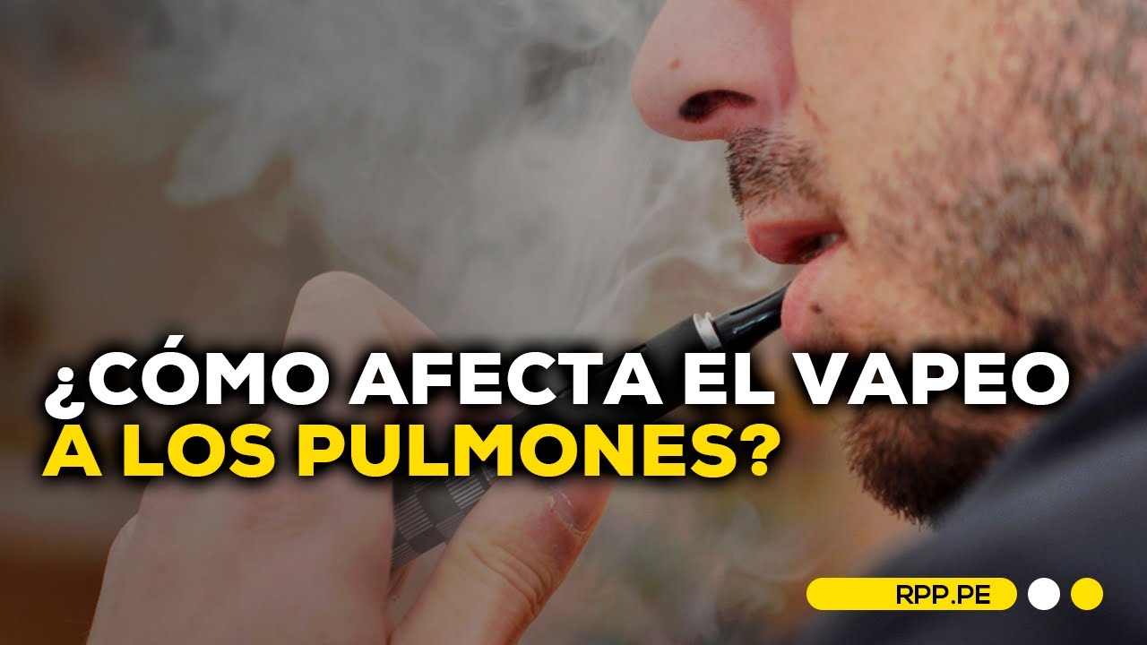 &iquest;Qu&eacute; problemas pulmonares ocasiona el vapeo? #ROTATIVARPP | SEGMENTO