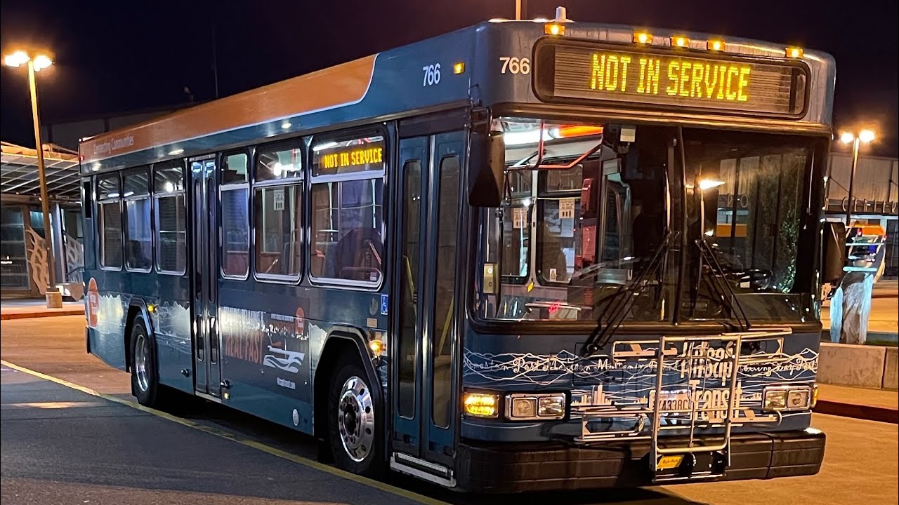 A ride on Kitsap Transit 2005 Gillig Low Floor 766