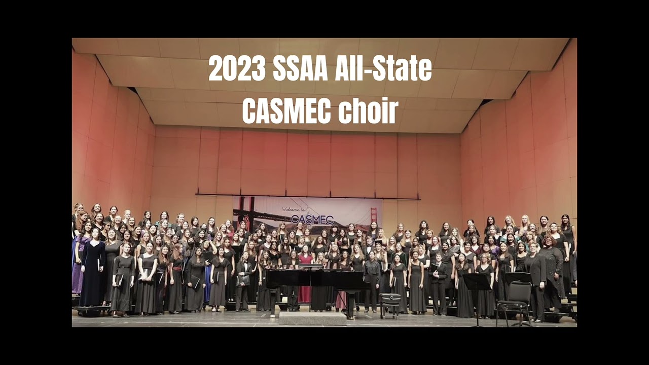SSAA CASMEC 2023 All-State Choir; Rise Up; Jake Runestad