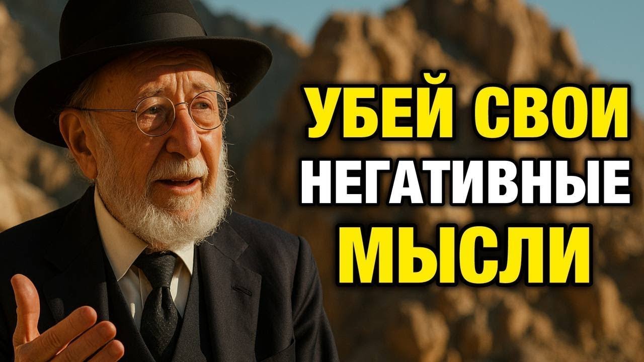 Освободись от негативных мыслей навсегда — Еврейская Мудрость, которая меняет жизнь