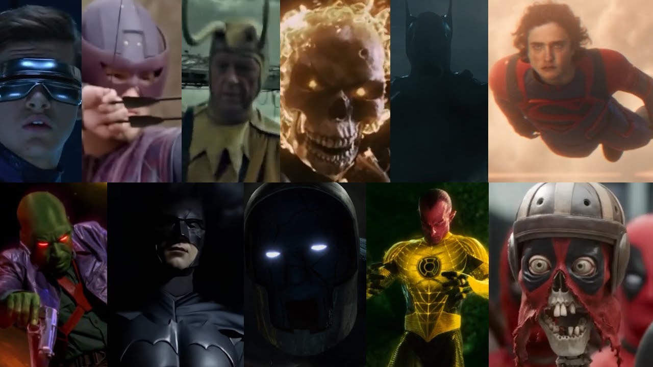 Marvel & DC comic accurate suits cameos in TV and movies