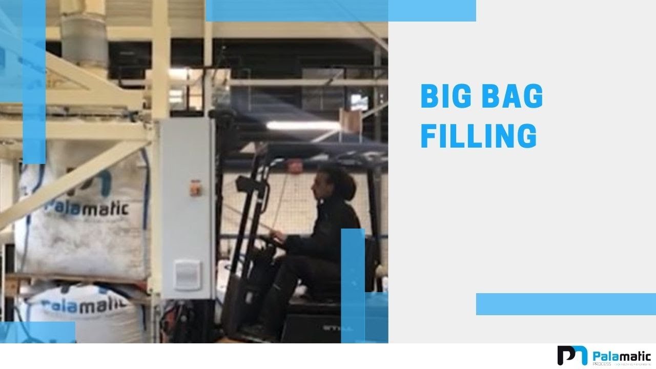 Big bag filling - FlowMatic® 05 HC - Hydraulic cylinder | Palamatic Process Inc.