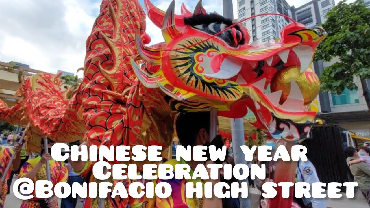 Chinese New Year 2023 at Bonifacio High Street Taguig City | Lion and Dragon Dance