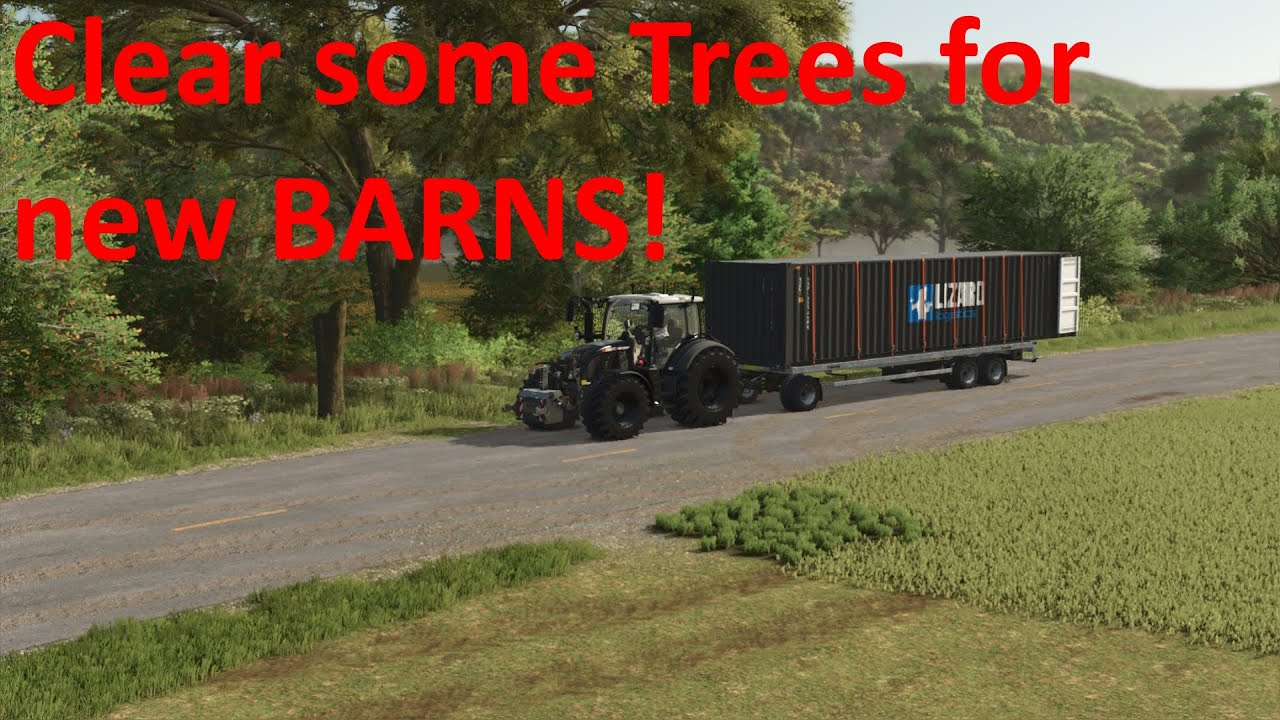 CLEAR some TREES for NEW BARNS!🔥🚜l Riverbend Springs Timelapse FS25 l Ep.145