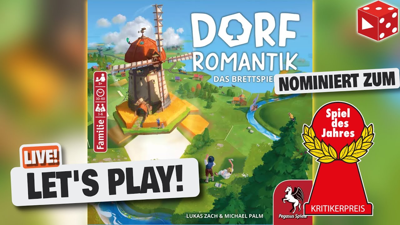 Dorfromantik - nominiert zum Spiel des Jahres 2023 - Live Let's Play inklusive Regelerklärung