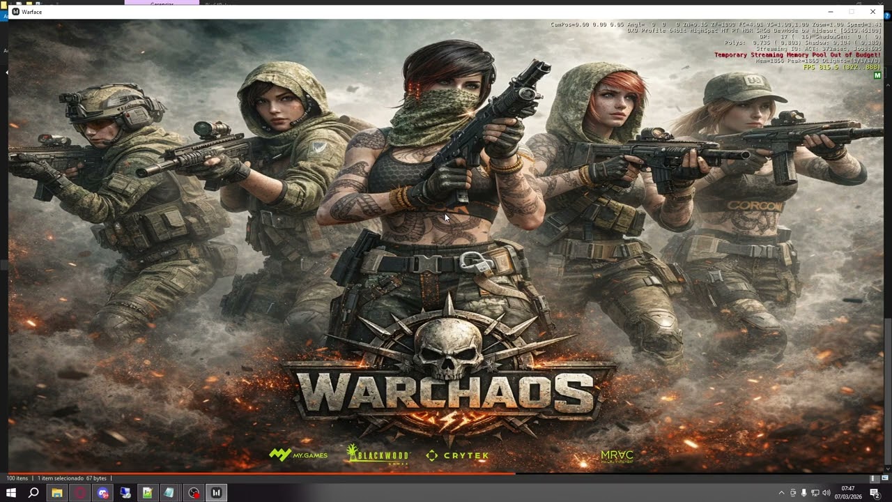 WARCHAOS 2026 CHEAT AIMBOT KK - JOGO RUIM E ASSIM
