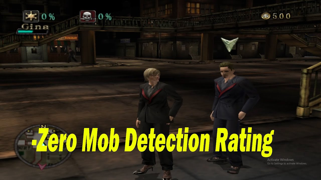 Cheat Code Beat Down (Fists Of Vengeance) - Zero Mob Detection Rating - pcsx2