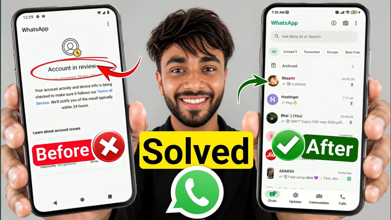 Solve: WhatsApp Account in Review Problem 2026 | Account in review WhatsApp problem kaise thik kare