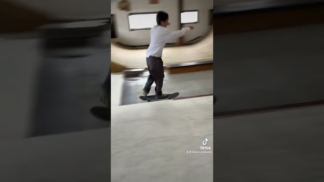 Ollie flight distance is amazing #skateboard #スケートボード