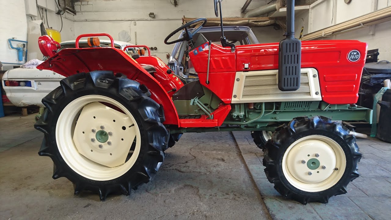 restoring a yanmar YM1610D tractor #yanmar #yanmartractor #restoration #tractor #tractors #harvest