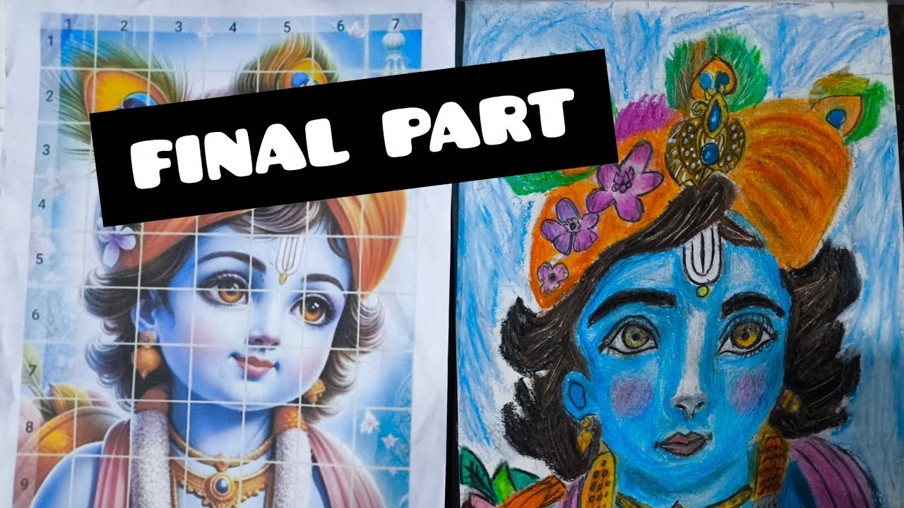 Full Krishna Ji Coloring ✨ Complete Artwork