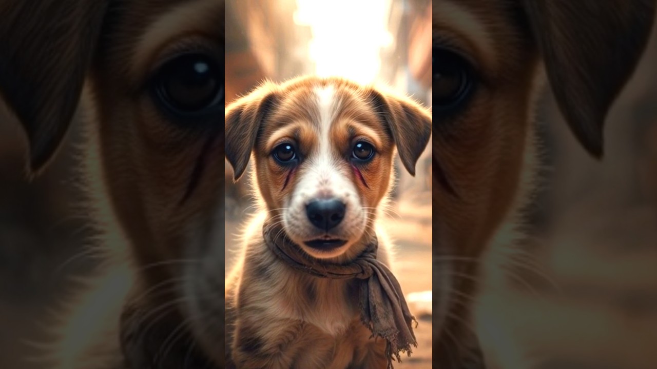 Hungry Puppy Crying on Street 😢 | Real Life Emotional Story