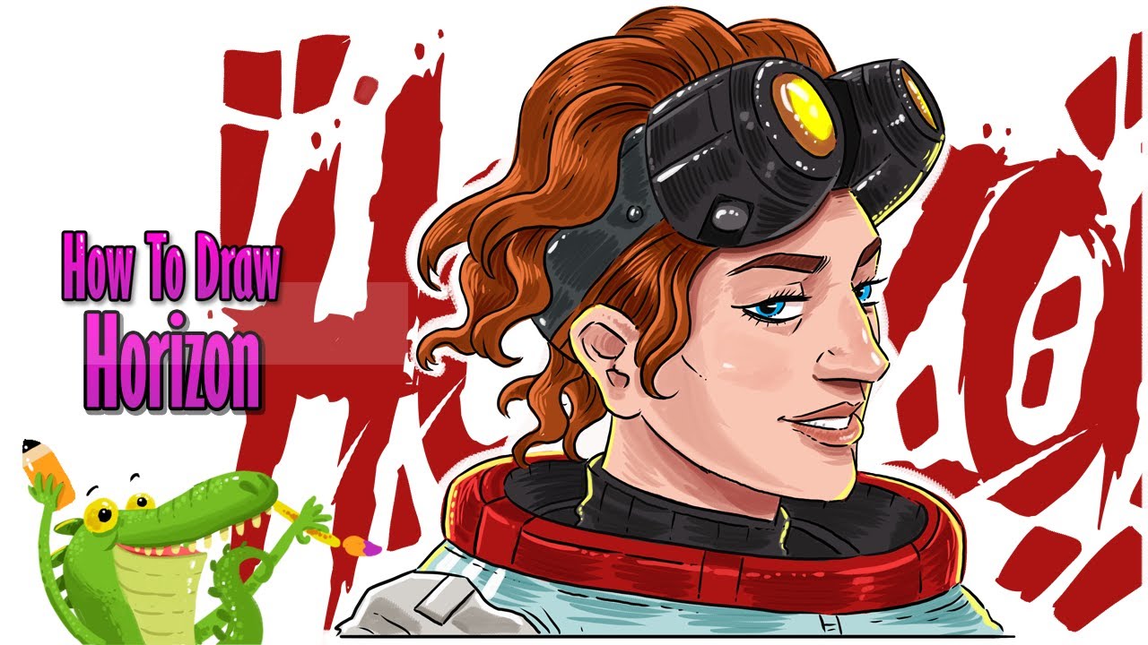 How to draw Horizon Apex Legend season 7