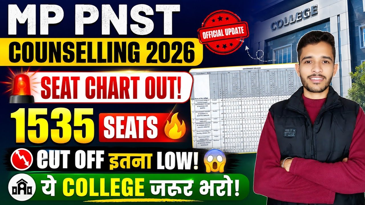 mp pnst seat chart 2026 | mp pnst counselling 2026 seat matrix | pnst 2026 total seats | pnst 2026