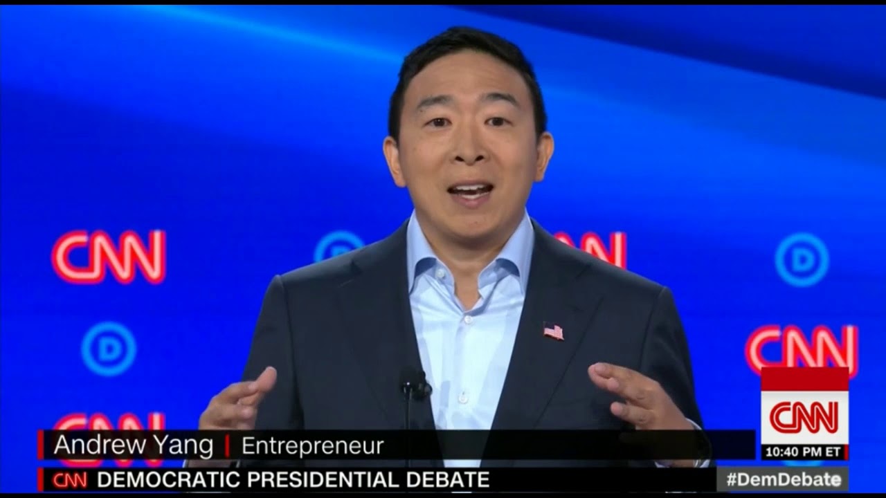 Andrew Yang's Closing Statements - CNN Democratic Presidential Debates 7-31-2019